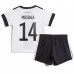 Duitsland Jamal Musiala #14 Babykleding Thuisshirt Kinderen WK 2022 Korte Mouwen (+ korte broeken)